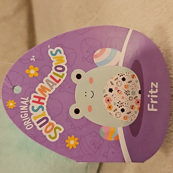 1/$6 or 2/$10 NWT Squishmallow Fritz - Frog Clip-On Keychain Plush (3.5 in.) - Picture 8 of 10